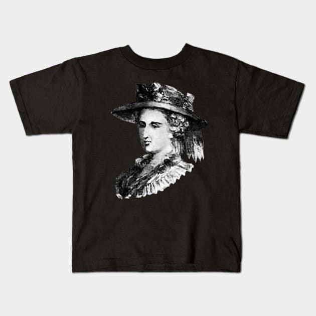 Ann Radcliffe Kids T-Shirt by TheLiterarian